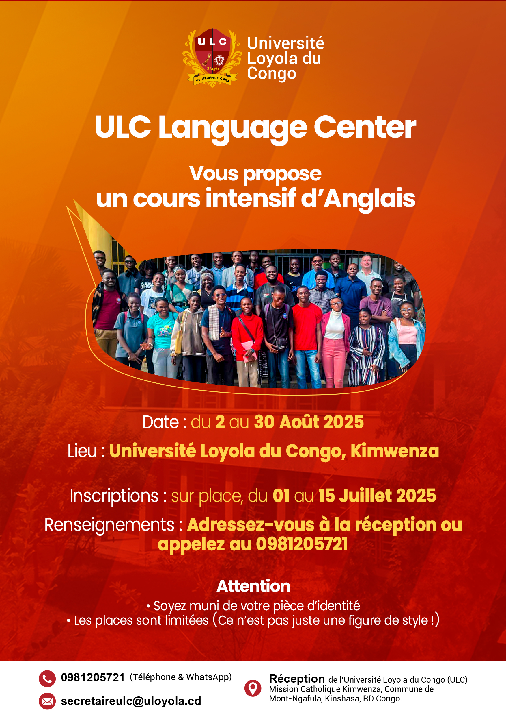 AMÉLIOREZ VOTRE ANGLAIS AVEC LE CENTRE DE LANGUES DE L’ULC !