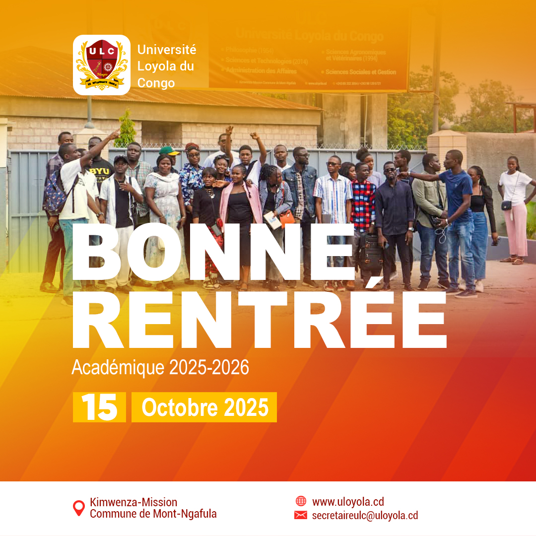 RENTRÉE ACADÉMIQUE 2025-2026 À L’UNIVERSITÉ LOYOLA DU CONGO