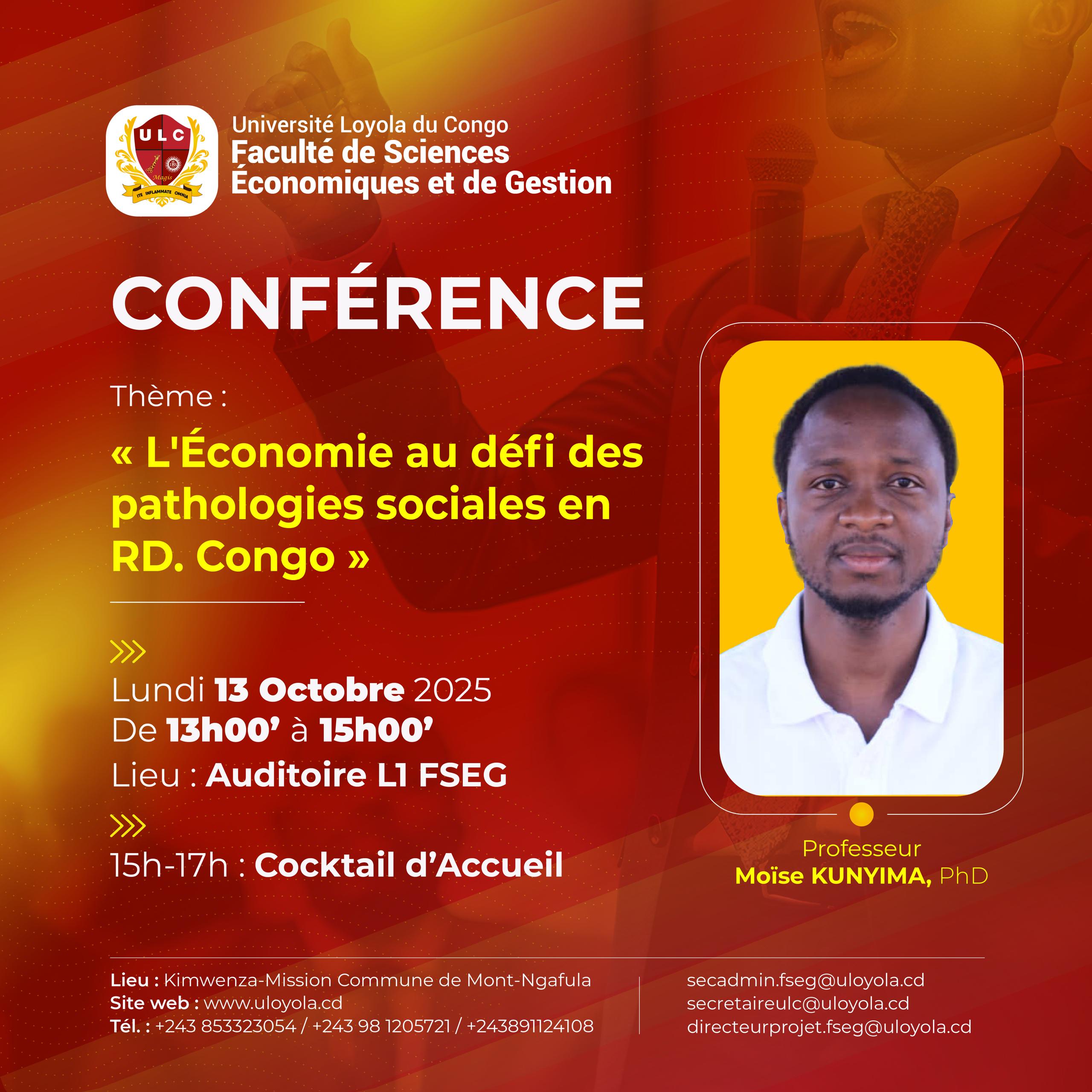 CONFÉRENCE À L’UNIVERSITÉ LOYOLA DU CONGO