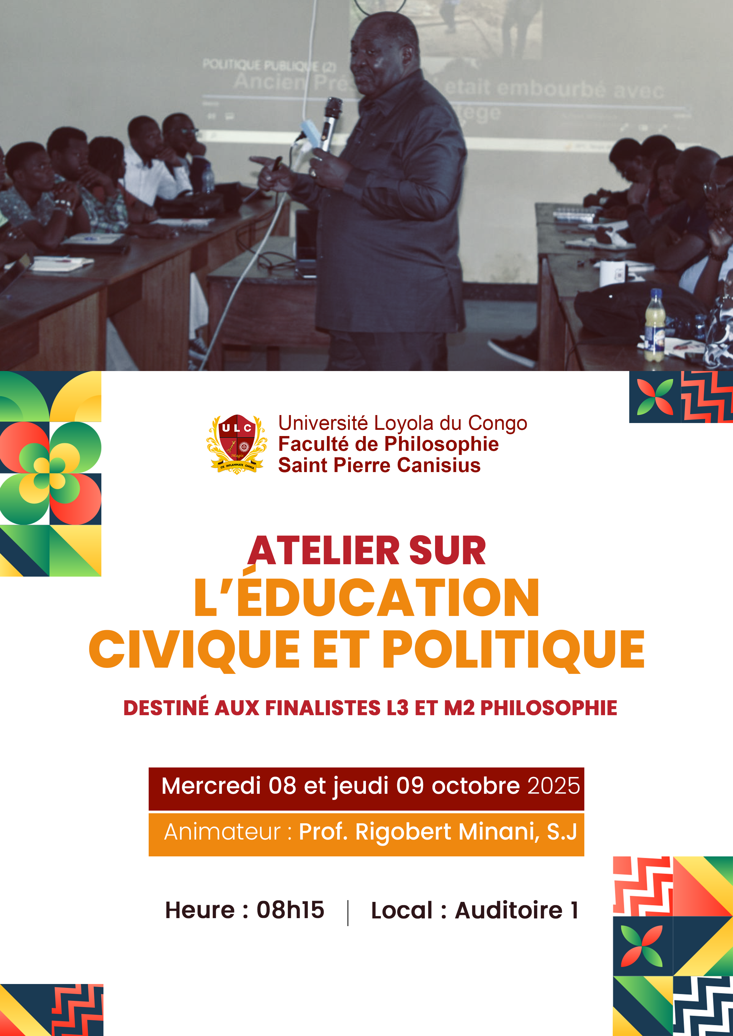 ATELIER SUR L’ÉDUCATION CIVIQUE ET POLITIQUE